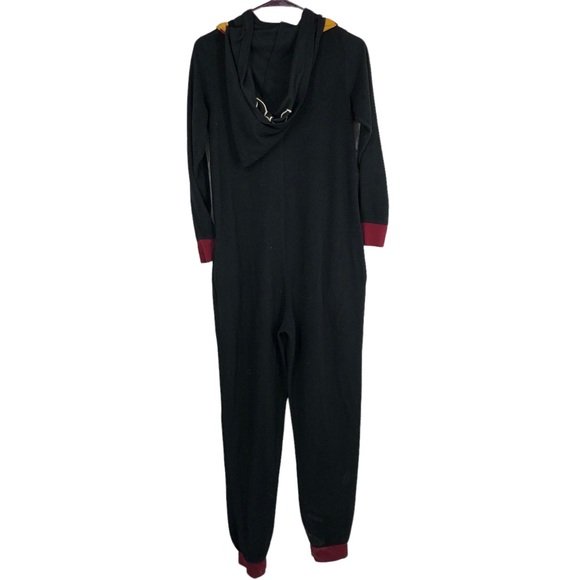 Harry Potter Gryffindor House Adult Hooded onesie Pajamas w/Scarf SZ S - Picture 3 of 10